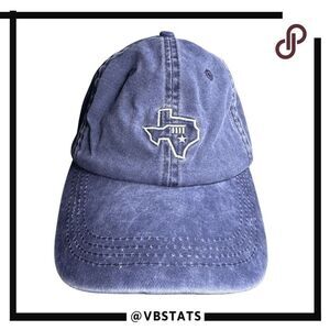Unbranded Unisex‎ Cotton Embroidered Texas Baseball Cap Blue Adjustable